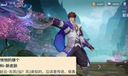 赵云古风皮肤爆料最新,剑气纵横，风华绝代